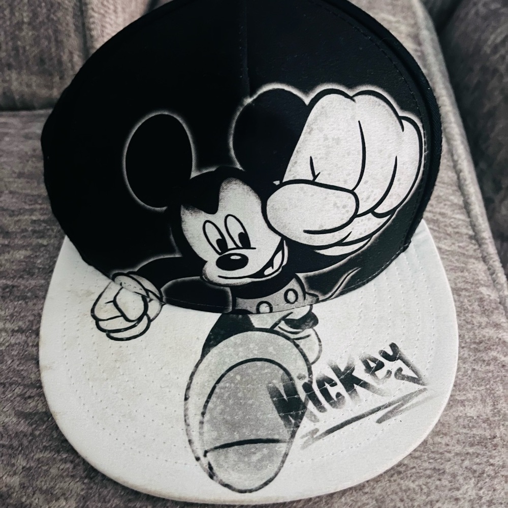 Disney Black and White Cap Mickey Mouse